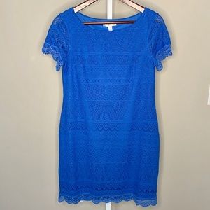 Blue Lace Dress Size 8